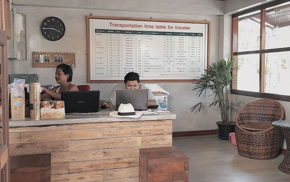 Receptionist Billede