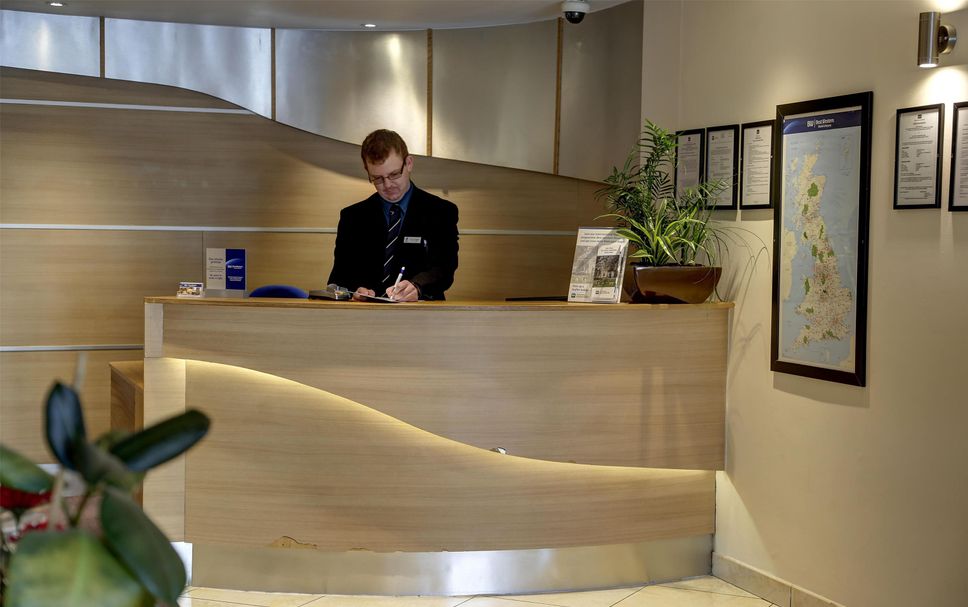 Receptionist Billede
