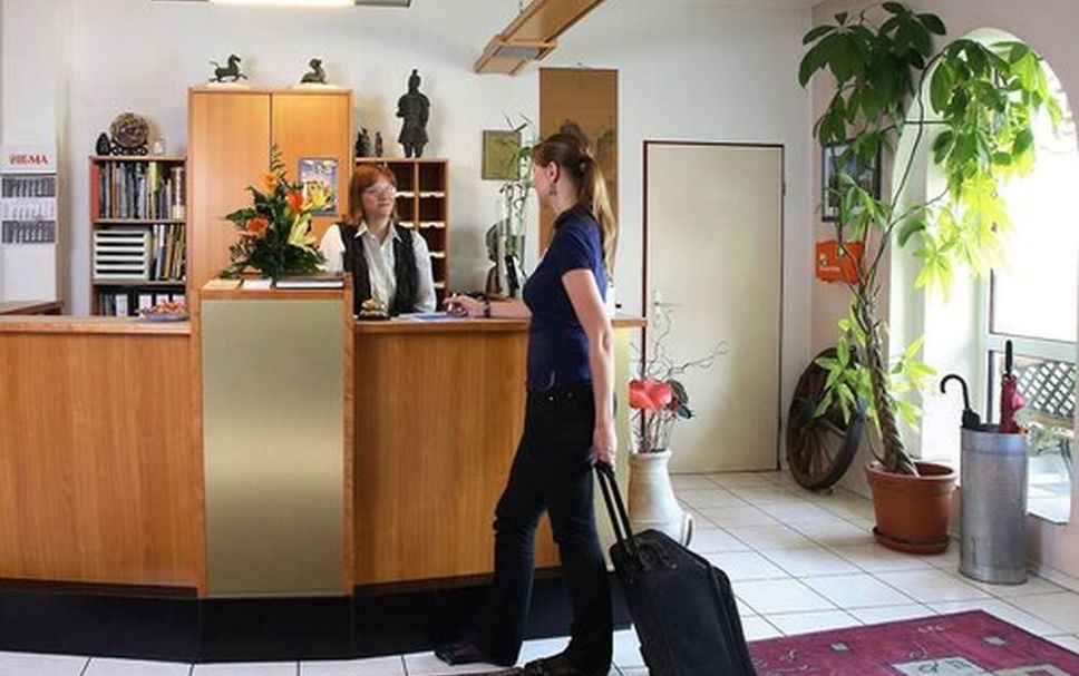 Receptionist Billede