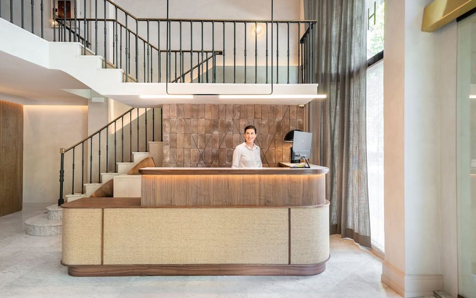 Receptionist Billede