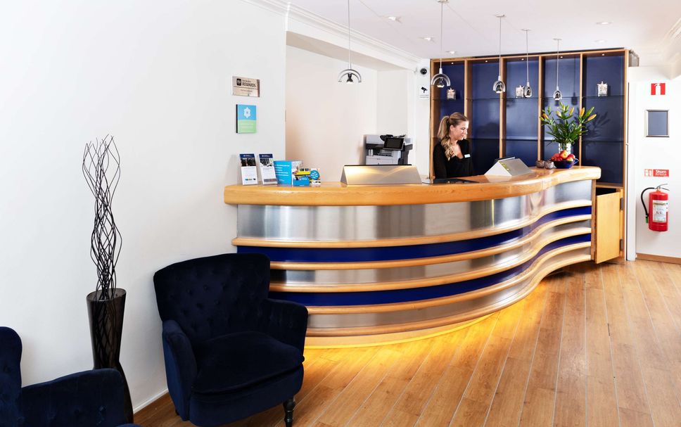 Receptionist Billede