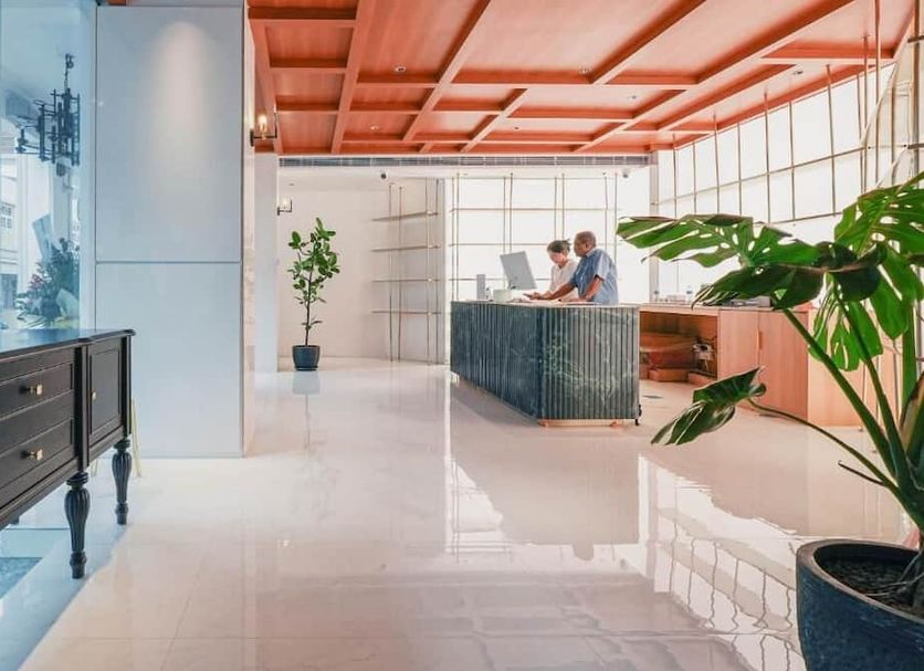 Receptionist Billede