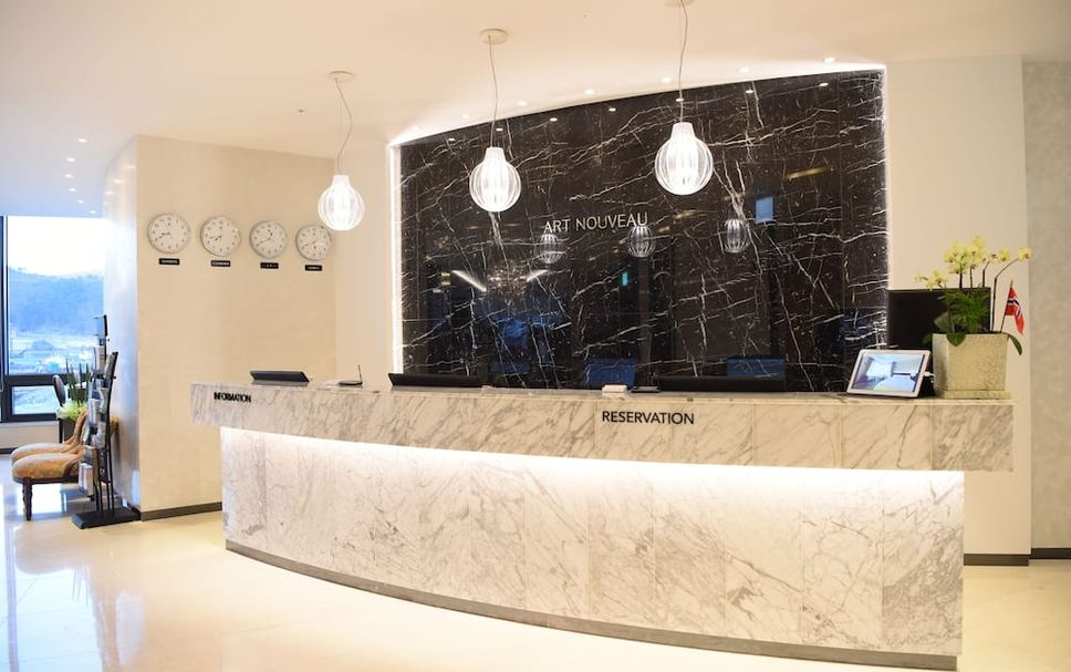 Receptionist Billede