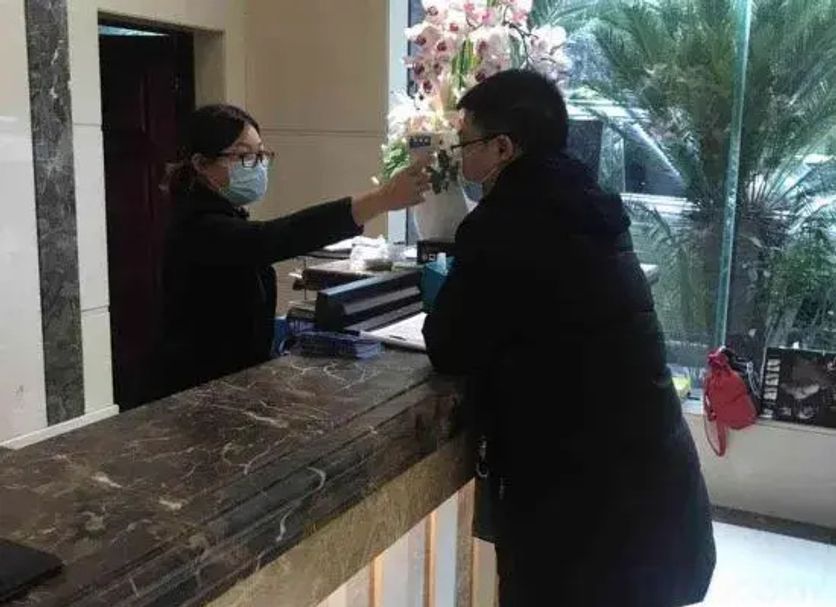 Receptionist Billede