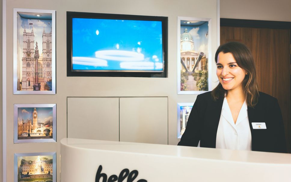 Receptionist Billede