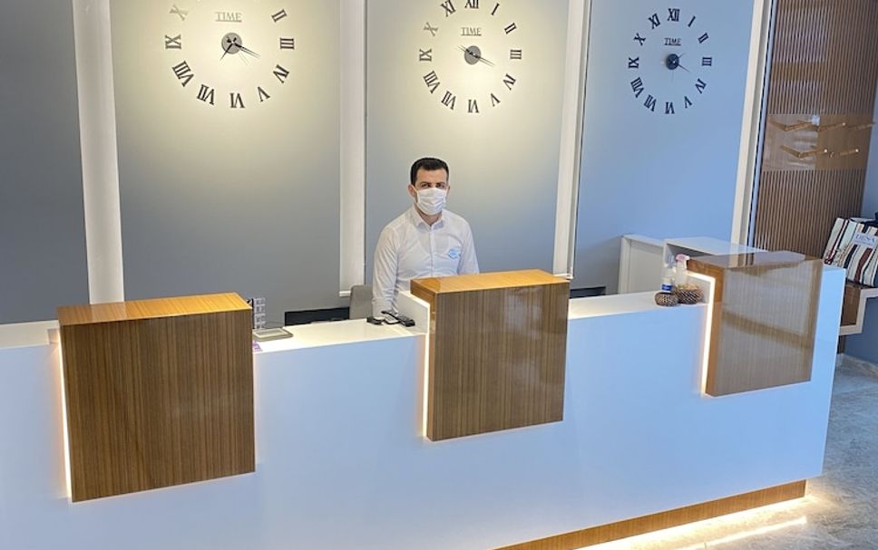 Receptionist Billede